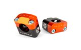 Vairo spaustukai 28mm KRM juoda/oranžinė