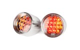 Galinis žibintas LEXUS STYLE integruotas LED indikatorius Aprilia SR50 WWW baltas