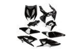 Apdailos komplektas Yamaha Aerox iki 2013 m. Naujo dizaino juodas