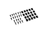 Apvalkalų spaustukai (x20) + varžtai (x20) M4,2x12 mm