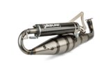Išmetimas yasuni carrera 16 juodo leidimo „Yamaha Aerox“   MBK nitro anglies išvaizda