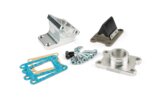 Įsiurbimo komplekto metalinis flanšas Italkit Derbi Variant Start d.25mm aliuminio